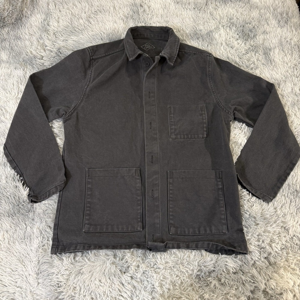 Men's Black Cotton Work Jacket